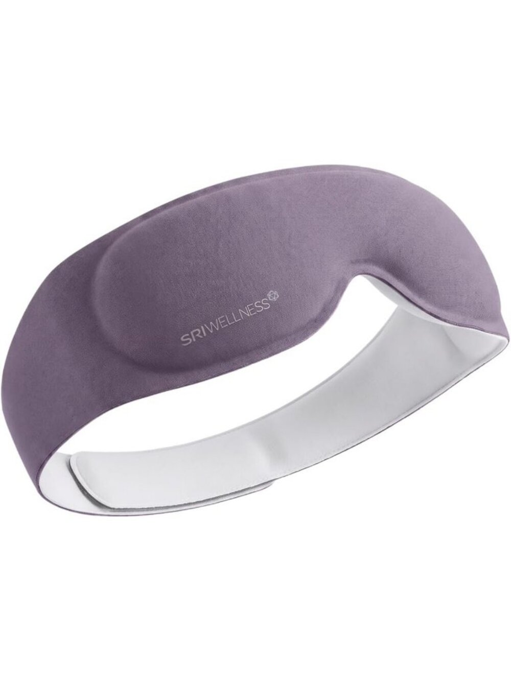 3D Contoured Weighted Sleep Mask - Memory Foam, Adjustable Strap, Lash-Free Cups